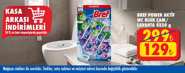 50 TL ve üzeri alışverişte 129.00 TL!