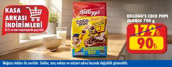 50 TL ve üzeri alışverişte 90.00 TL!