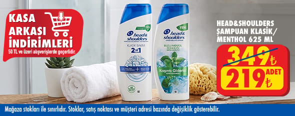 50 TL ve üzeri alışverişte 219.00 TL!