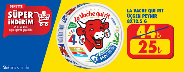 25 TL ve üzeri alışverişte 25,00 TL!
