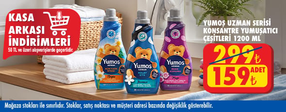 50 TL ve üzeri alışverişte 159.00 TL!
