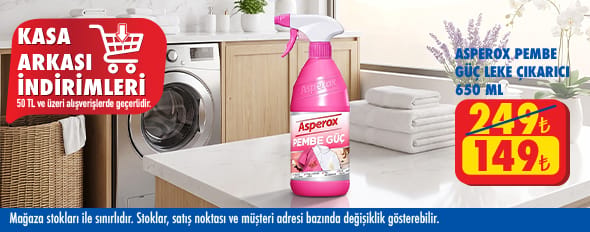 50 TL ve üzeri alışverişte 149.00 TL!