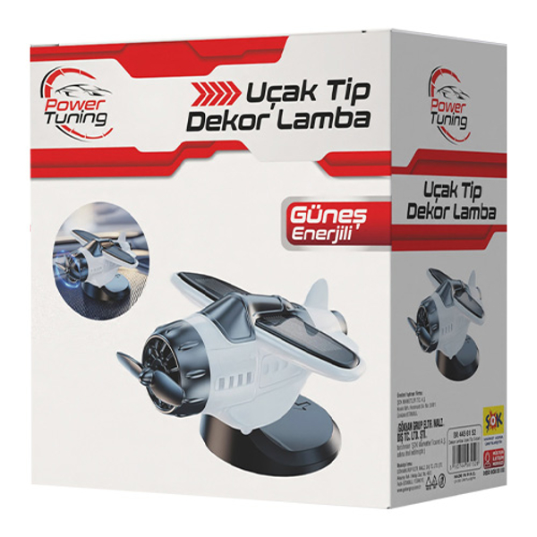 Power Tuning Uçak Tip Dekor Solarlı