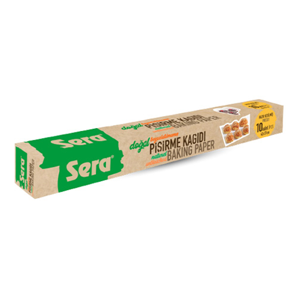 Sera Doğal Pişirme Kağıdı Hazır Kesim 10'lu