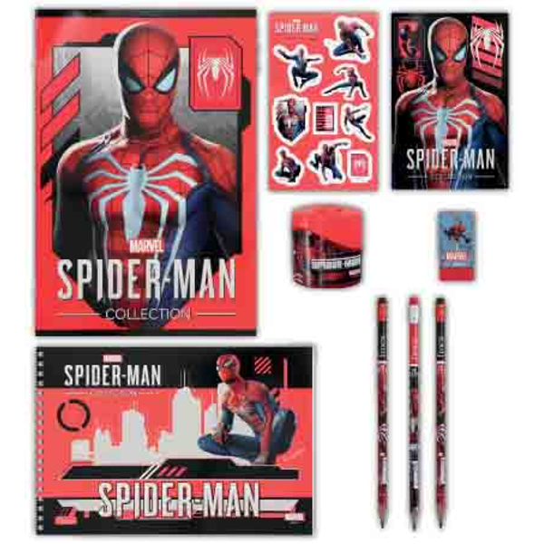 Spiderman Kırtasiye Seti Defterli 9 Prç Gameverse - Cepte Şok