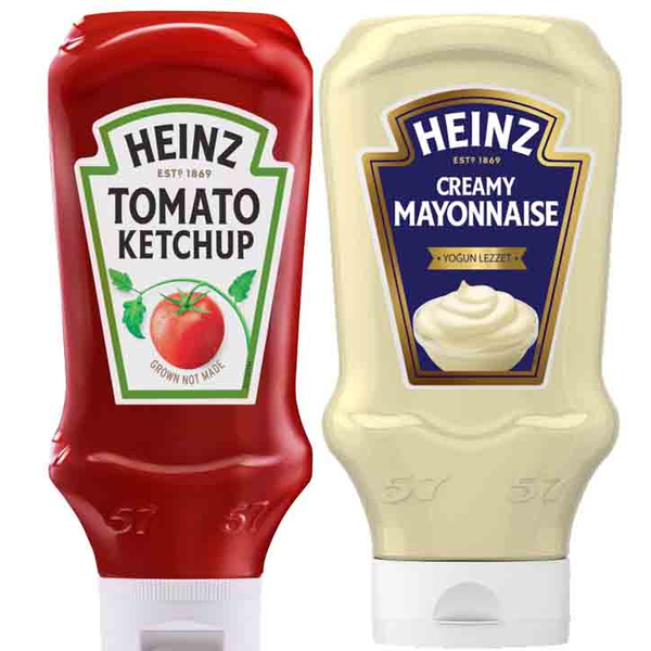 Heinz Ket ap 570 G mayonez 505 G Cepte ok Heinz Ket ap 570 G mayonez 505 G Cepte ok