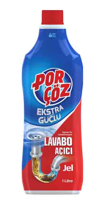 Porçöz Lavabo Açıcı Jel 1000 ml
