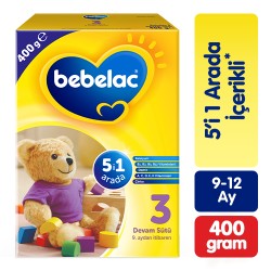 Bebelac 3 Devam Sütü 9-12 Ay 400 g
