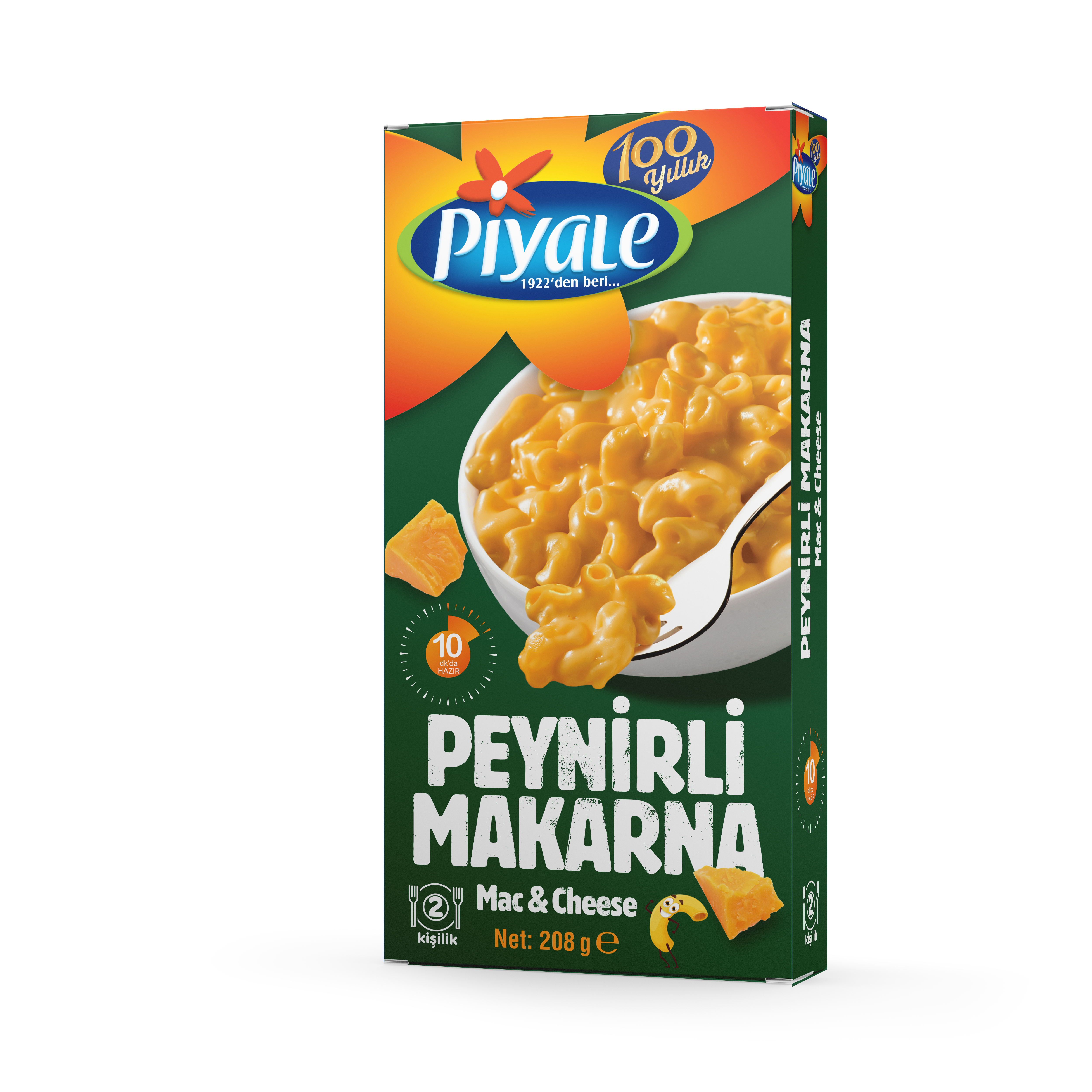 Piyale Mac&Cheese 208 g Makarna
