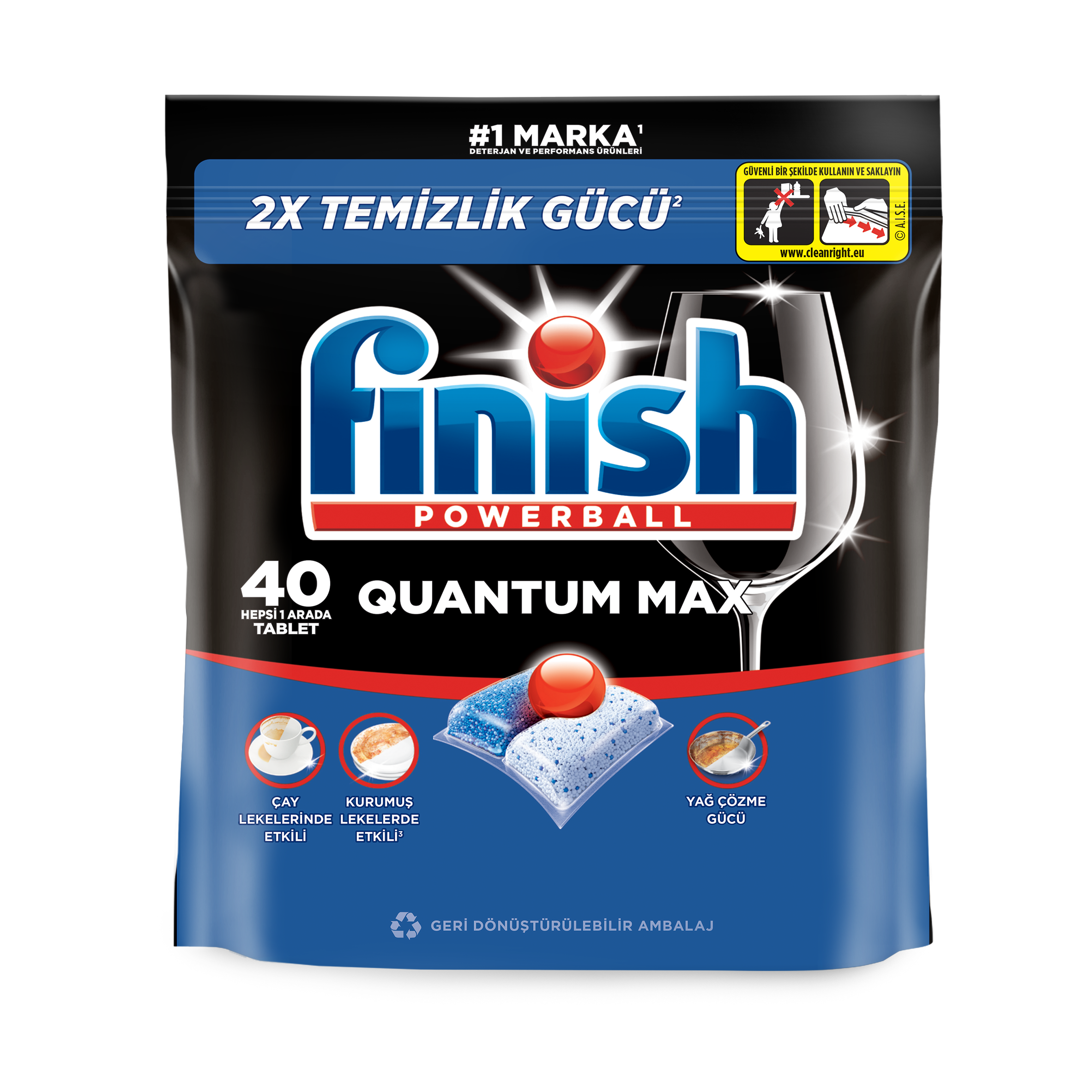 FINISH Finish Quantum Max Bulaşık Makinesi Kapsülü 40'lı