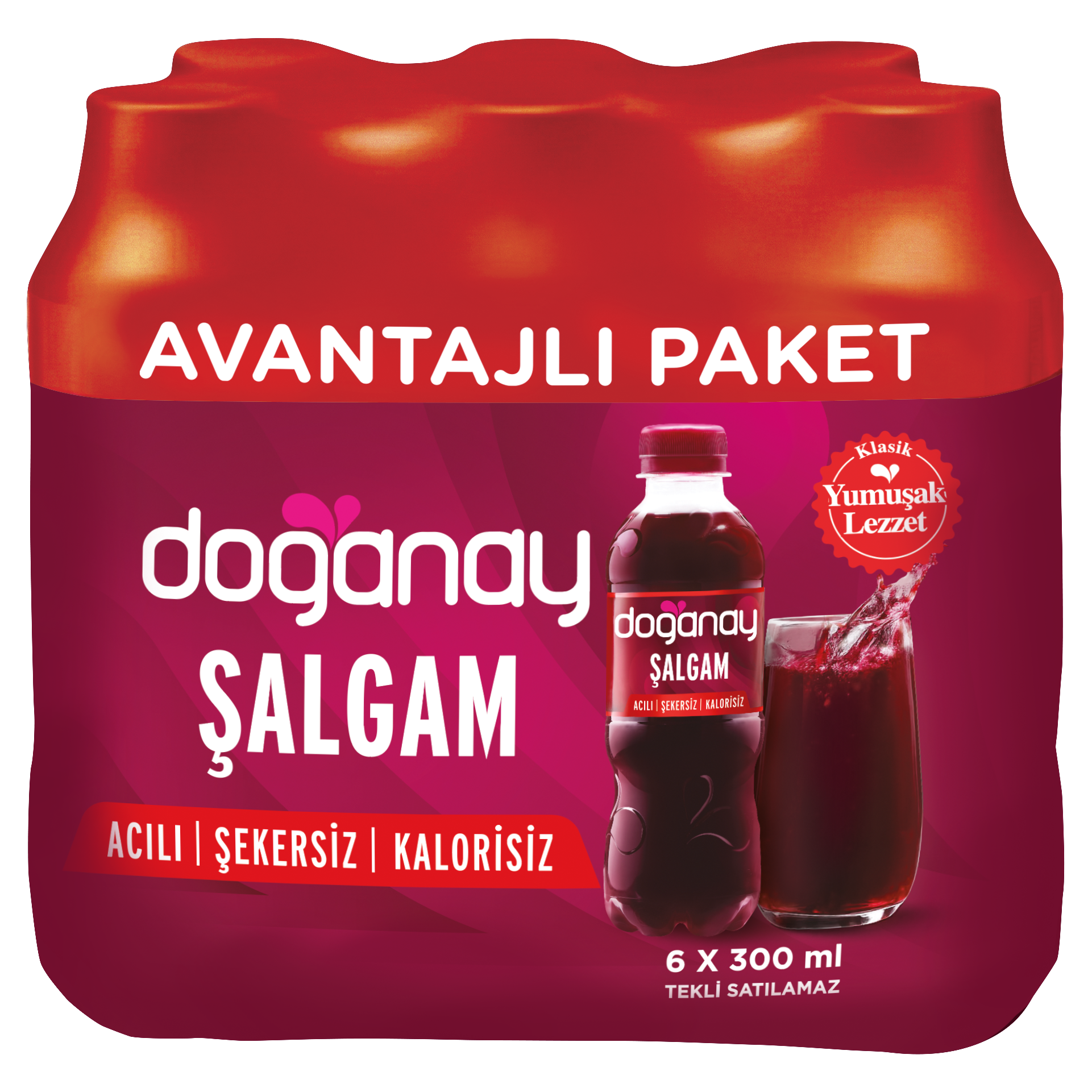 Doğanay Şalgam Suyu Acılı 6*300 Ml