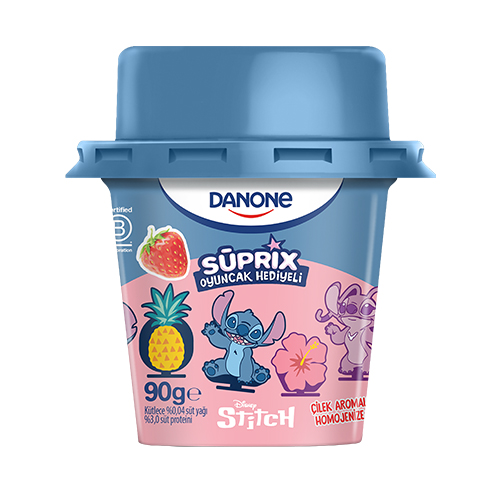 Danone Süprix Çilek Aromalı Yoğurt Lİlo&Stitch 90g