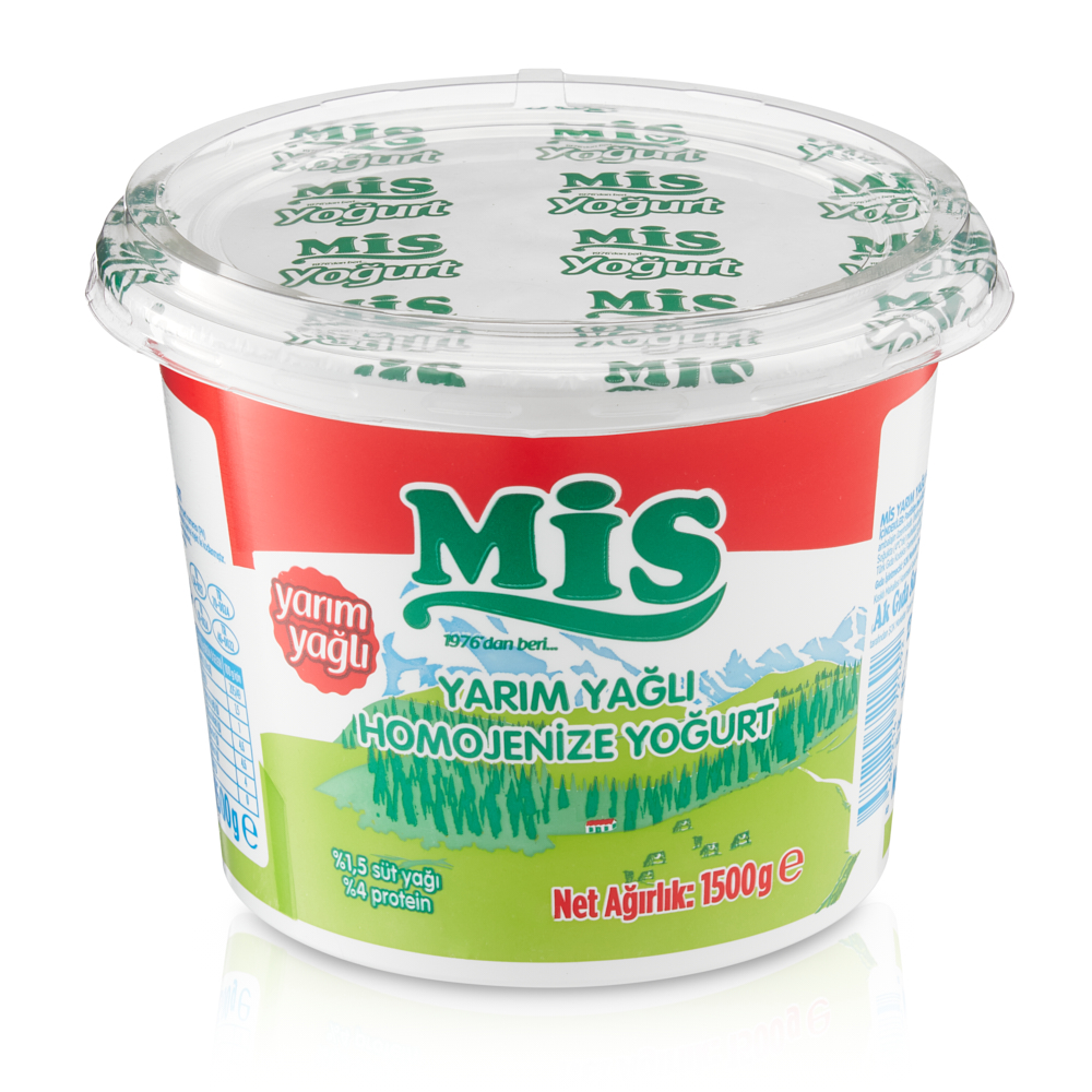 Mis Yoğurt Yarım Yağlı Homojenize 1500 g