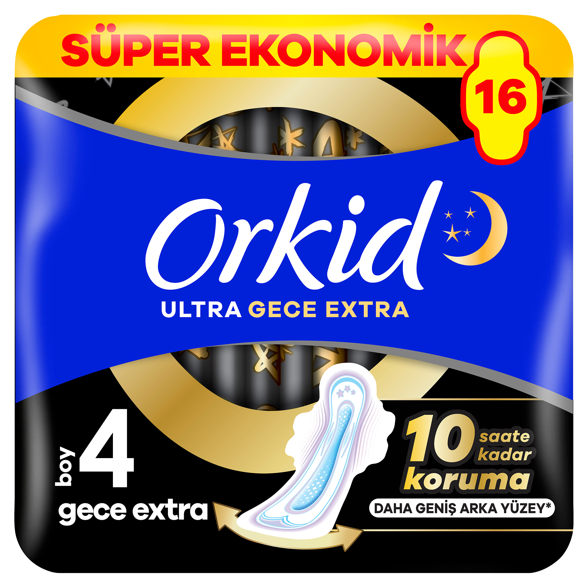 Orkid Ultra Gece Ekstra 16 Adet