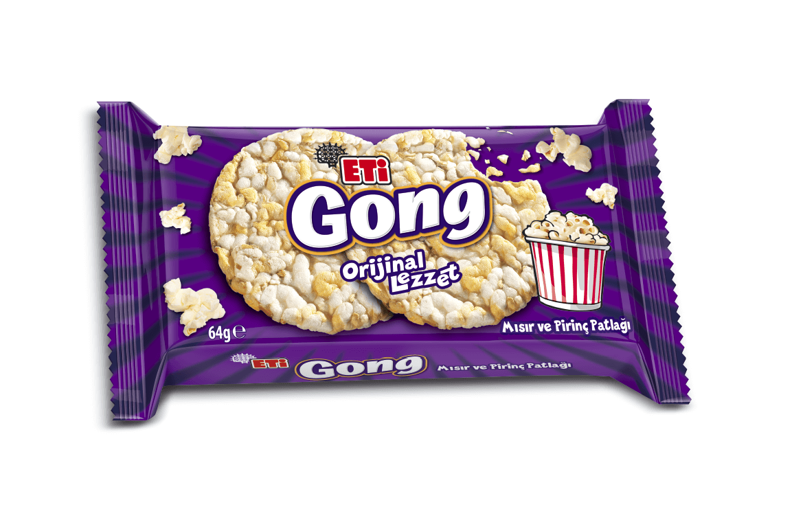 Eti Gong Mısır Pirinç Patlağı 64 g