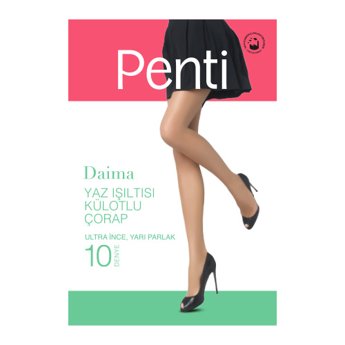 Penti Daima 10 Den Külotlu Çorap 3 Siyah