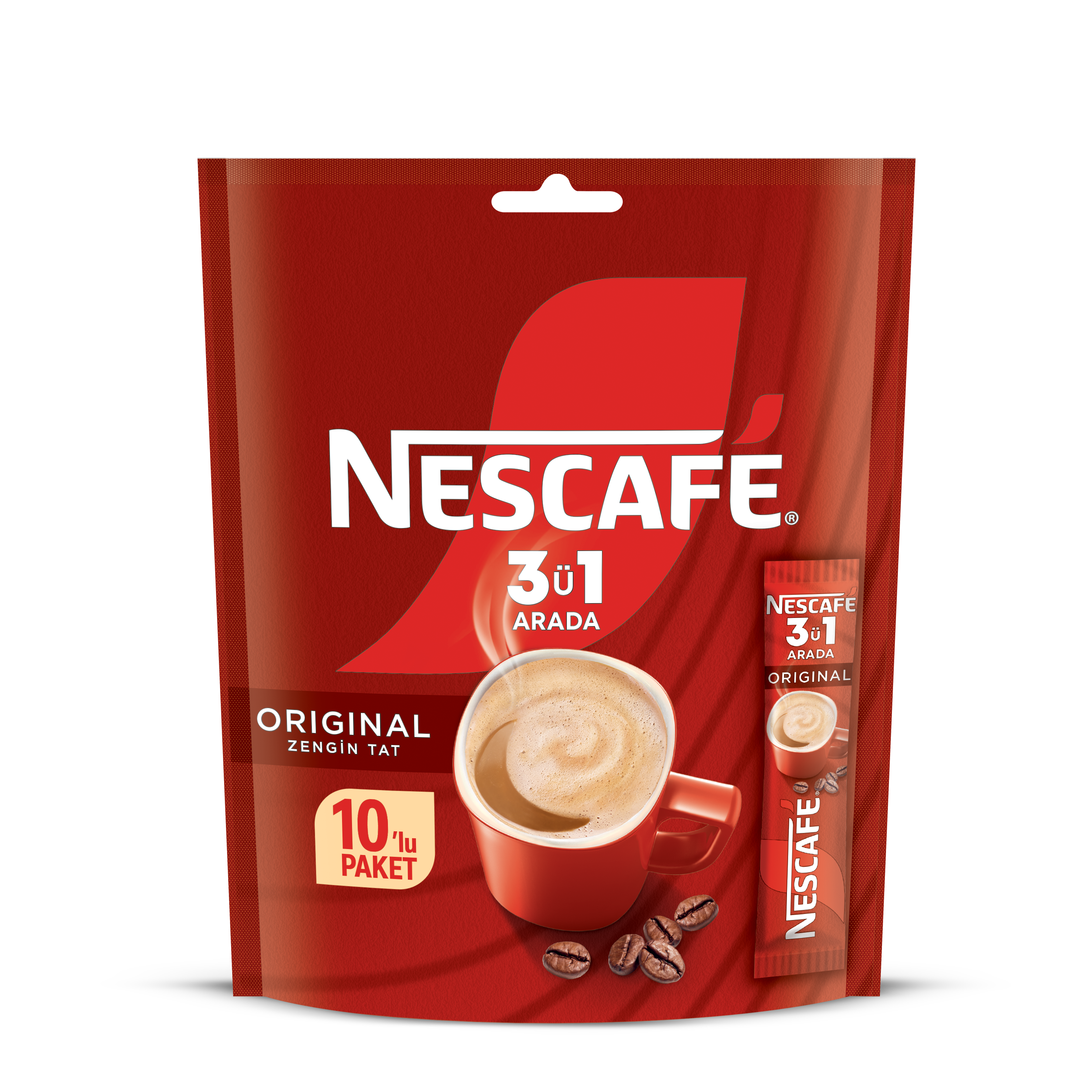 Nescafe 3'ü 1 Arada 17.5 g 10'lu