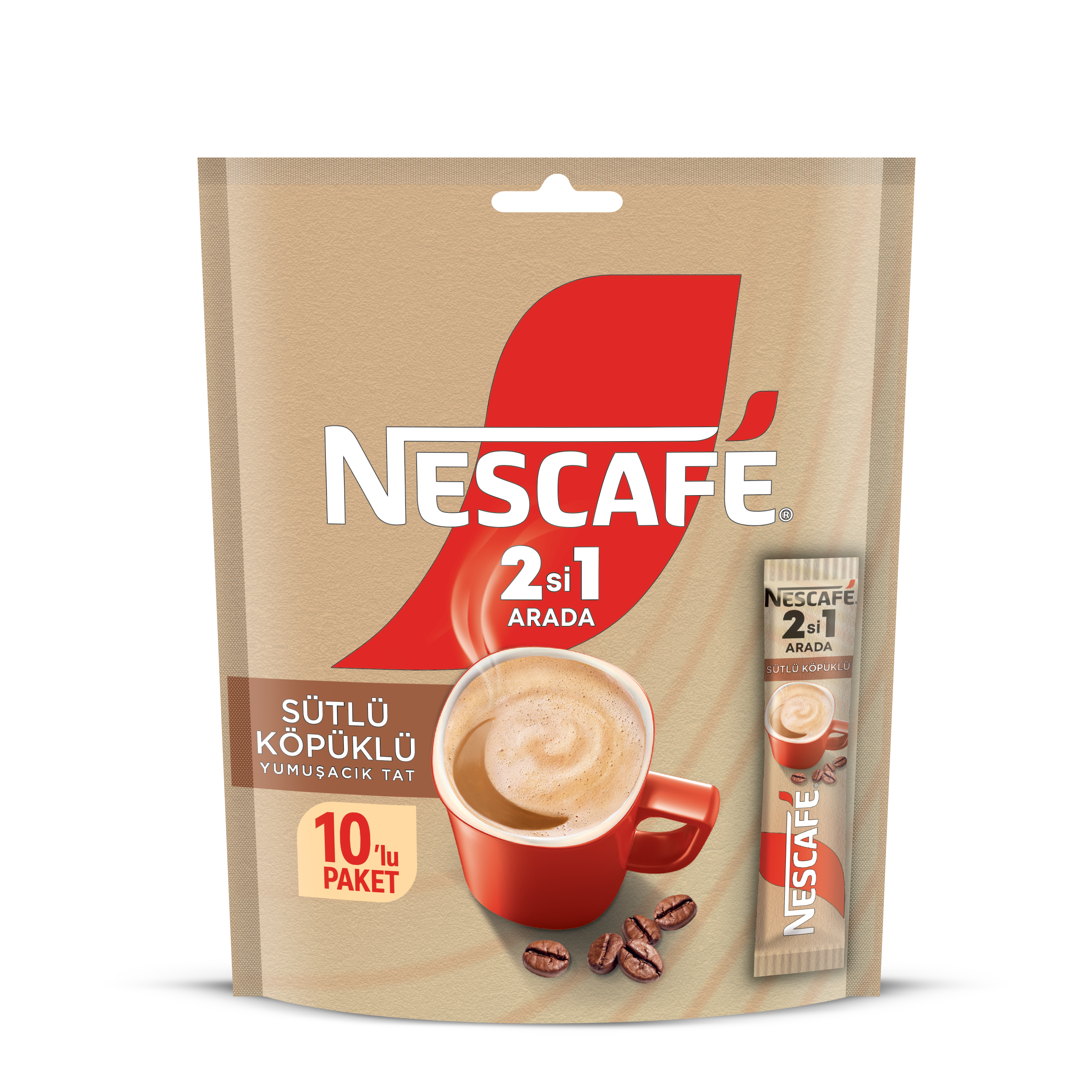 Nescafe 2in1 Sütlü Köpüklü 10 g x 10'lu