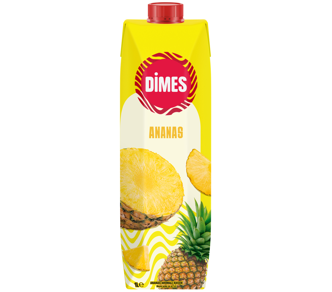 Dimes Ananas Aromalı İçecek 1 Lt