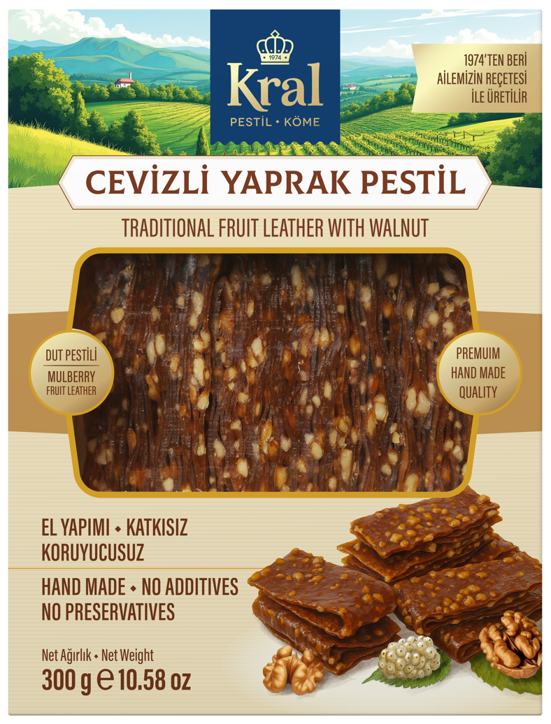 Kral Cevizli Yaprak Pestil 300 g