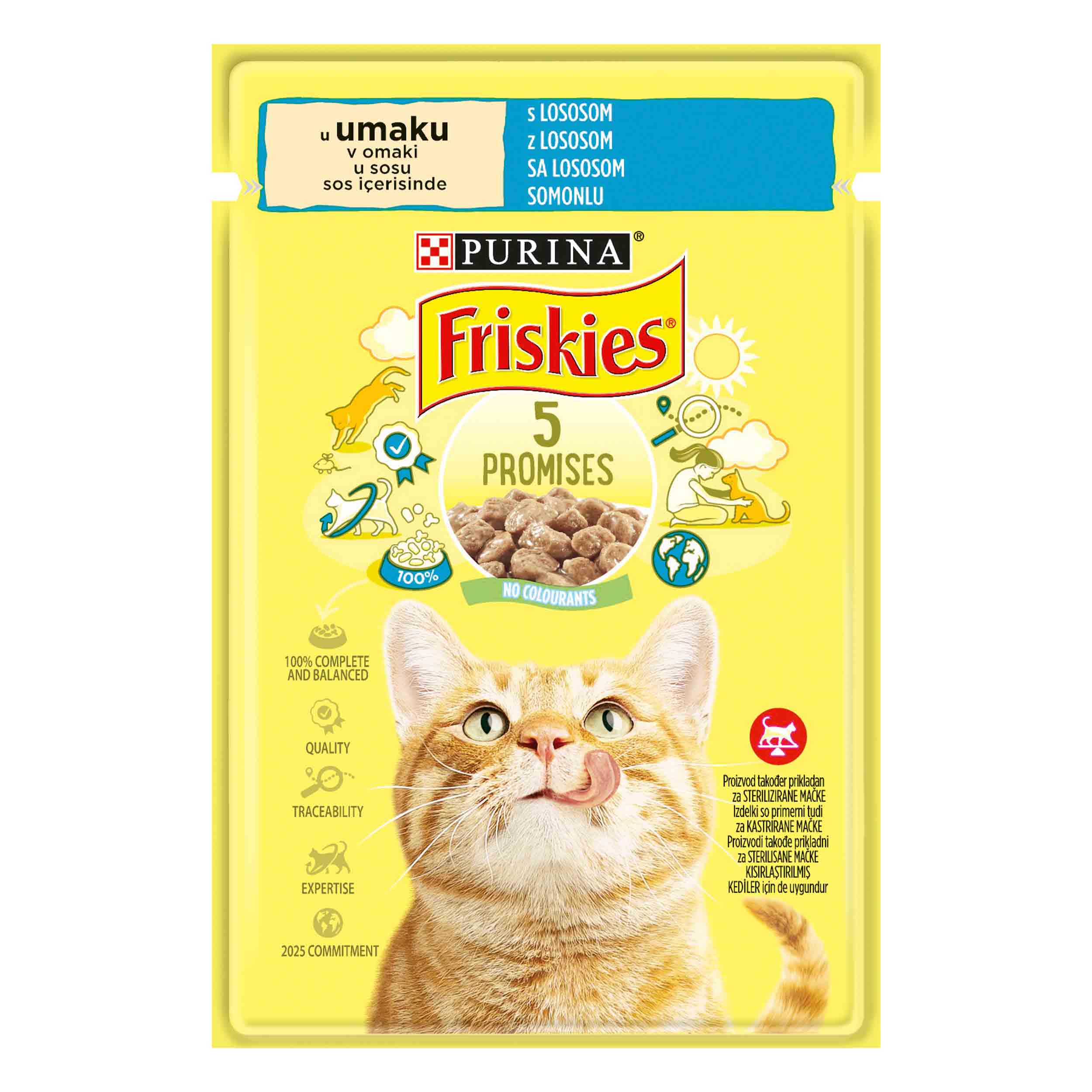 Friskies Somonlu Kedi Yaş Mama 85 g