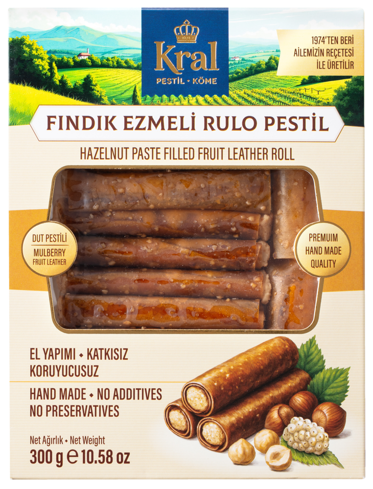 Kral Fındık Ezmeli Rulo Pestil 300 g